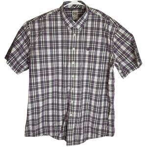Cinch Men's‎ Western Cotton Plaid Short Sleeve Button Up Shirt Multicolor 2XL